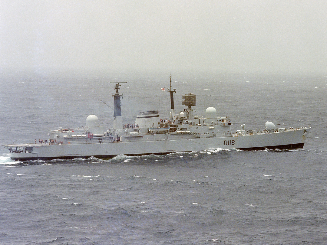 HMS Coventry (D118) Photo Print - At Sea 1982 - Royal Navy Type 42 Destroyer Hampshire Prints 6 x 4 No Frame No