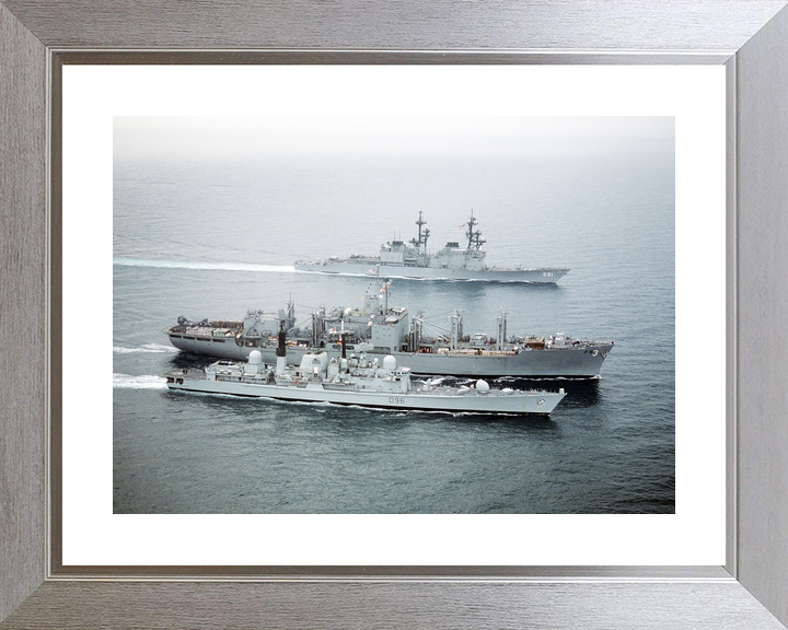 HMS Gloucester (D96) Royal Navy Type 42 Destroyer Refuelling 1991 Photo Print Wall Art Decor - Posters, Prints, & Visual Artwork - by Hampshire Prints (image 6 of 9)