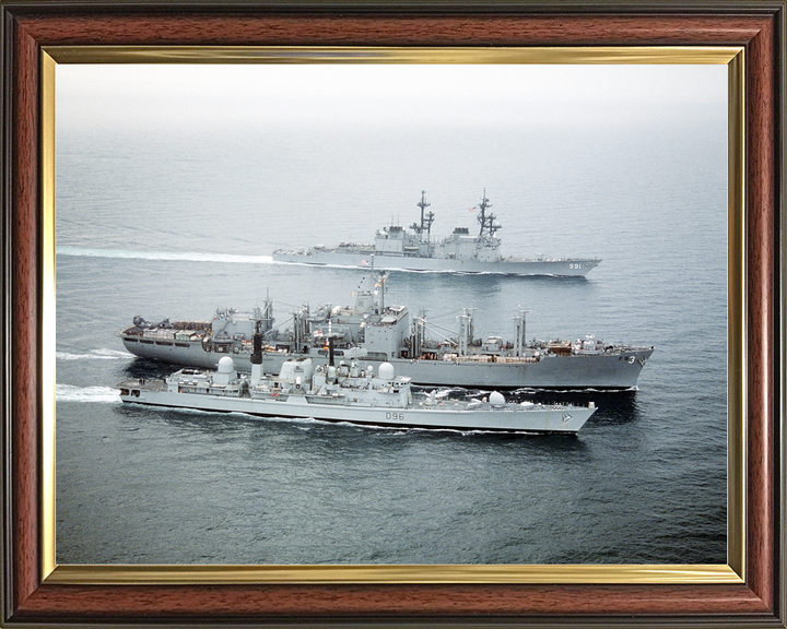 HMS Gloucester (D96) Royal Navy Type 42 Destroyer Refuelling 1991 Photo Print Wall Art Decor - Posters, Prints, & Visual Artwork - by Hampshire Prints (image 9 of 9)