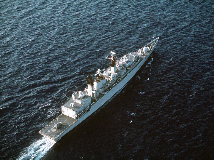 HMS Cumberland (F85) Photo Print - At Sea 1991 - Royal Navy Type 22 Frigate Hampshire Prints 6 x 4 No Frame No