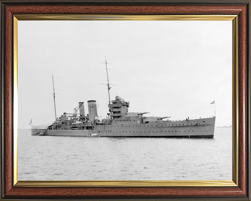 HMS York 90 York Class Heavy Cruiser Warship January 1931 Photo Print - Posters, Prints, & Visual Artwork - by Hampshire Prints (image 9 of 9)