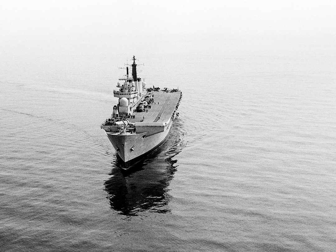 HMS Invincible R05 Invincible Class Aircraft Carrier May 1990 Mediterranean Photo Print - Posters, Prints, & Visual Artwork - by Hampshire Prints (image 1 of 9)