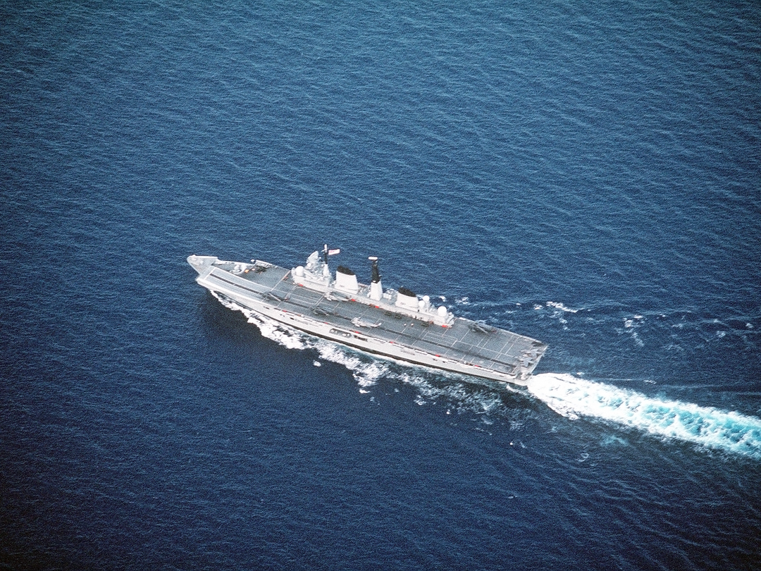 HMS Invincible R05 Invincible Class Aircraft Carrier October 1991 Photo Print - Posters, Prints, & Visual Artwork - by Hampshire Prints (image 1 of 9)