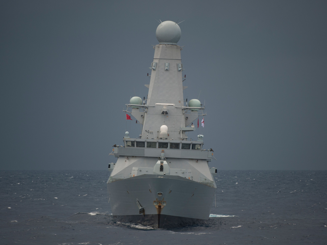 HMS Dauntless (D33) Photo Print - Bow View 2012 - Royal Navy Type 45 Destroyer Hampshire Prints 6 x 4 No Frame No