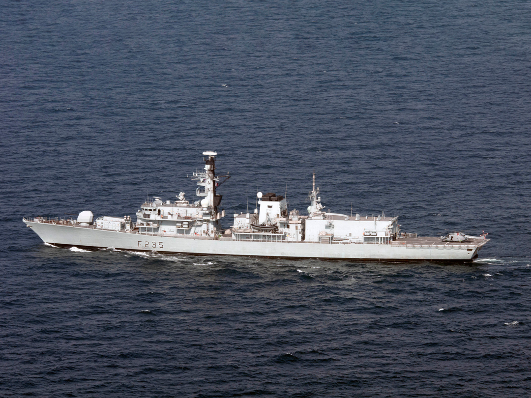 HMS Monmouth (F235) Photo Print - At Sea 2012 - Royal Navy Type 23 Frigate Hampshire Prints 6 x 4 No Frame No