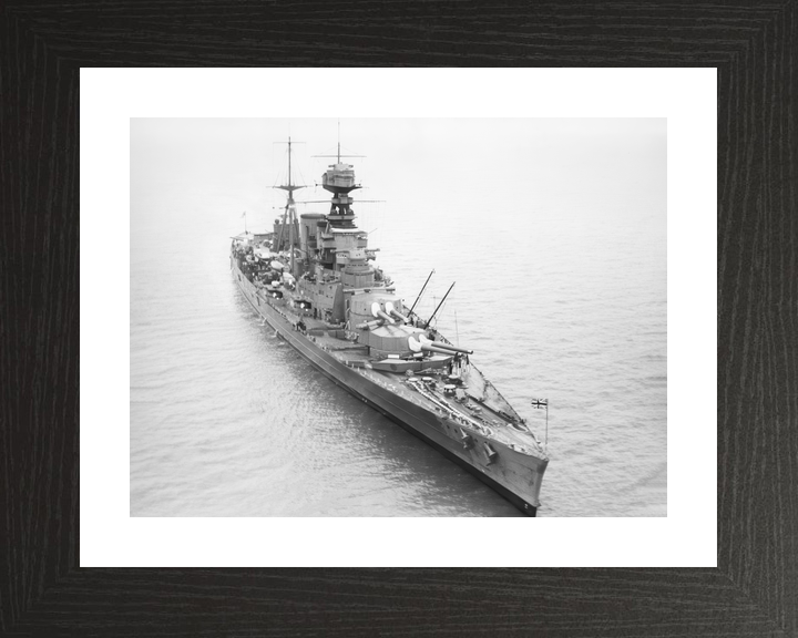 HMS Hood (51) Royal Navy Admiral Class Battlecruiser At Sea Photo Print Wall Art Decor - Posters, Prints, & Visual Artwork - by Hampshire Prints (image 2 of 9)