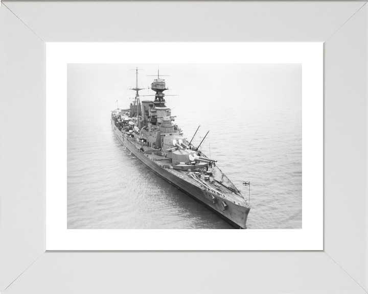 HMS Hood (51) Royal Navy Admiral Class Battlecruiser At Sea Photo Print Wall Art Decor - Posters, Prints, & Visual Artwork - by Hampshire Prints (image 4 of 9)