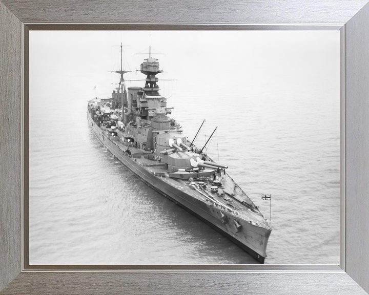 HMS Hood (51) Royal Navy Admiral Class Battlecruiser At Sea Photo Print Wall Art Decor - Posters, Prints, & Visual Artwork - by Hampshire Prints (image 7 of 9)