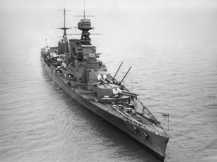 HMS Hood (51) Photo Print - At Sea - Royal Navy Admiral Class Battlecruiser Hampshire Prints 6 x 4 No Frame No