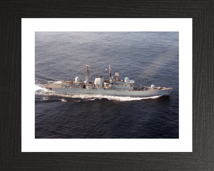 HMS Exeter (D89) Royal Navy Type 42 Destroyer At Sea 1986 Photo Print Wall Art Decor - Posters, Prints, & Visual Artwork - by Hampshire Prints (image 2 of 9)