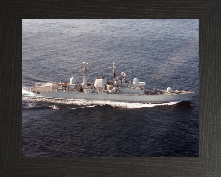 HMS Exeter (D89) Royal Navy Type 42 Destroyer At Sea 1986 Photo Print Wall Art Decor - Posters, Prints, & Visual Artwork - by Hampshire Prints (image 3 of 9)