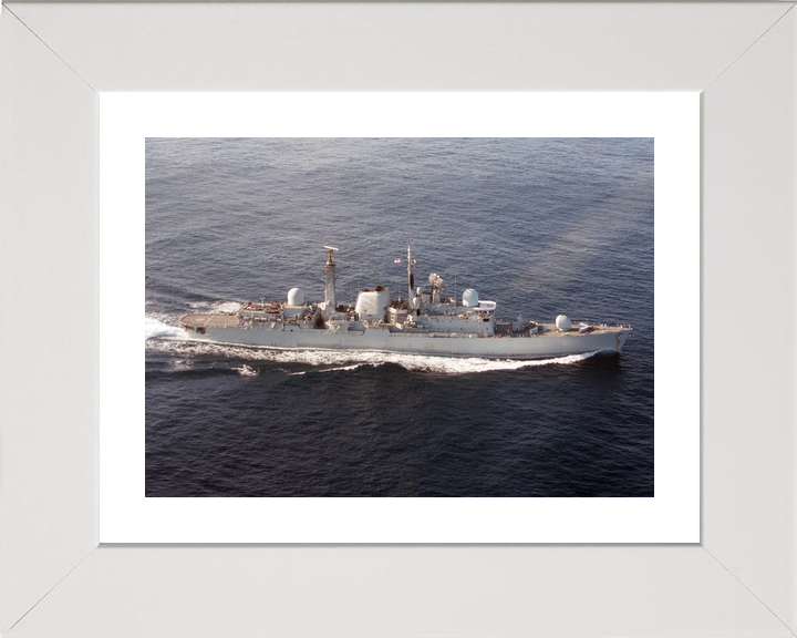 HMS Exeter (D89) Royal Navy Type 42 Destroyer At Sea 1986 Photo Print Wall Art Decor - Posters, Prints, & Visual Artwork - by Hampshire Prints (image 4 of 9)