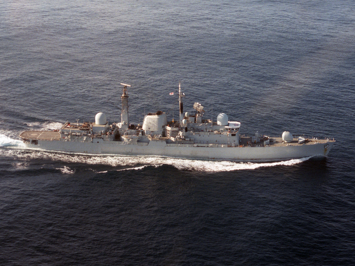 HMS Exeter (D89) Photo Print - At Sea 1986 - Royal Navy Type 42 Destroyer Hampshire Prints 6 x 4 No Frame No
