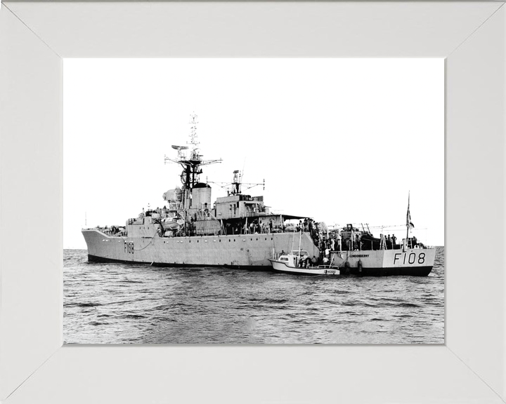 HMS Londonderry F108 Rothesay Class Frigate 1964 Photo Print - Posters, Prints, & Visual Artwork - by Hampshire Prints (image 5 of 9)