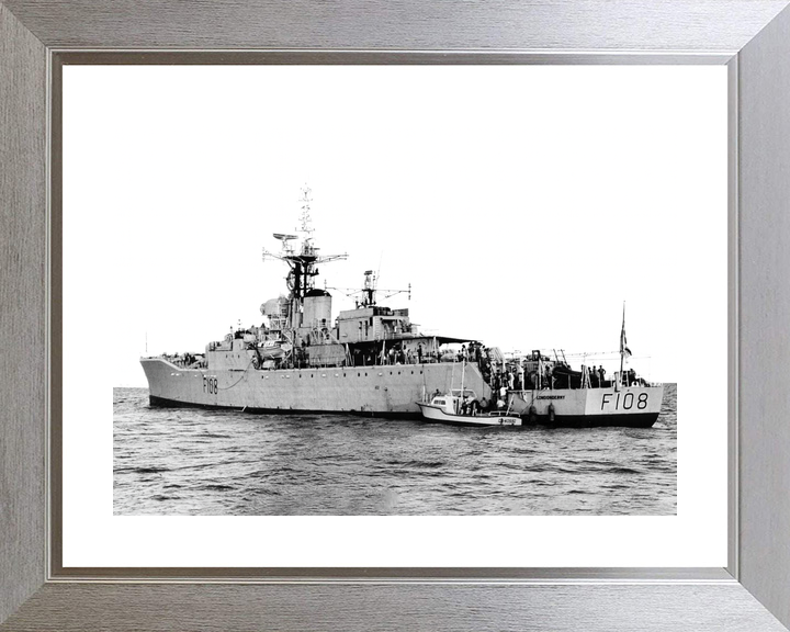 HMS Londonderry F108 Rothesay Class Frigate 1964 Photo Print - Posters, Prints, & Visual Artwork - by Hampshire Prints (image 6 of 9)