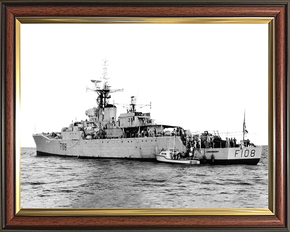 HMS Londonderry F108 Rothesay Class Frigate 1964 Photo Print - Posters, Prints, & Visual Artwork - by Hampshire Prints (image 9 of 9)