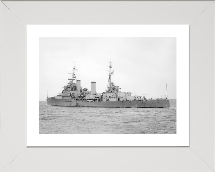 HMS Gambia (48) Royal Navy Fiji Class Light Cruiser At Sea Photo Print Wall Art Decor - Posters, Prints, & Visual Artwork - by Hampshire Prints (image 4 of 9)