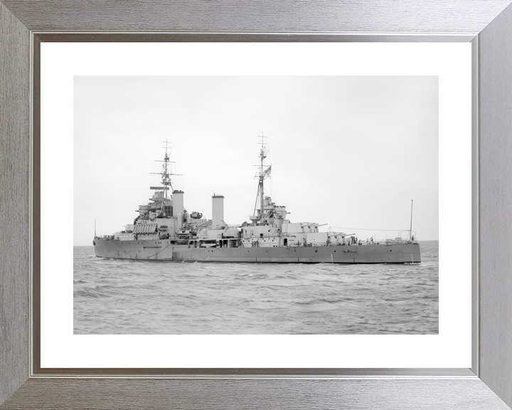 HMS Gambia (48) Royal Navy Fiji Class Light Cruiser At Sea Photo Print Wall Art Decor - Posters, Prints, & Visual Artwork - by Hampshire Prints (image 6 of 9)