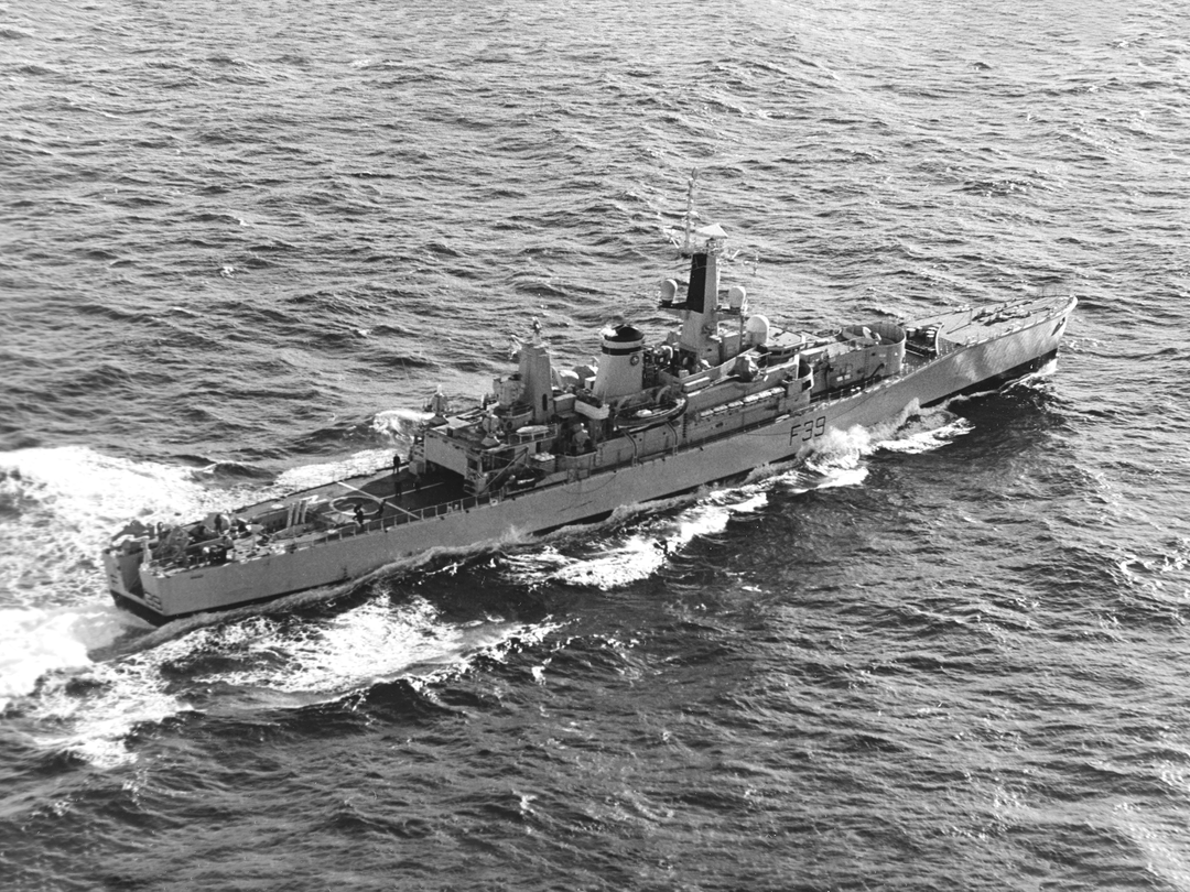 HMS Naiad F39 Leander Class Frigate February 1978 Photo Print - Posters, Prints, & Visual Artwork - by Hampshire Prints (image 1 of 9)