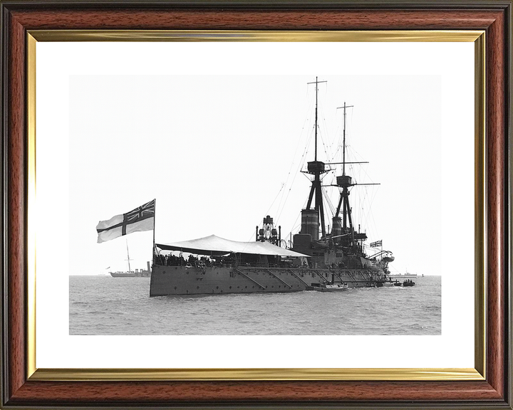 HMS Temeraire 1907 Bellerophon Class Battleship 1909 Photo Print - Posters, Prints, & Visual Artwork - by Hampshire Prints (image 8 of 9)