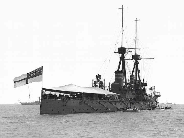 HMS Temeraire 1907 Bellerophon Class Battleship 1909 Photo Print - Posters, Prints, & Visual Artwork - by Hampshire Prints (image 1 of 9)