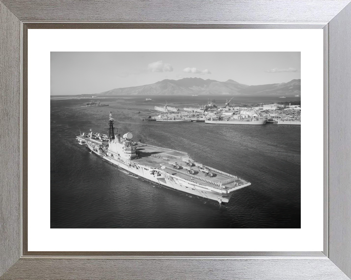 HMS Hermes (R12) Royal Navy Centaur Class Aircraft Carrier Philippines 1961 Photo Print Wall Art Decor - Posters, Prints, & Visual Artwork - by Hampshire Prints (image 6 of 9)