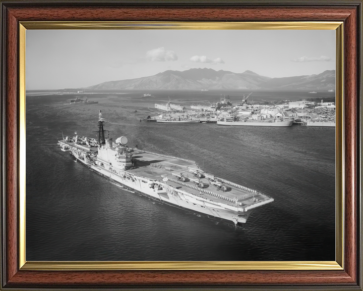 HMS Hermes (R12) Royal Navy Centaur Class Aircraft Carrier Philippines 1961 Photo Print Wall Art Decor - Posters, Prints, & Visual Artwork - by Hampshire Prints (image 9 of 9)