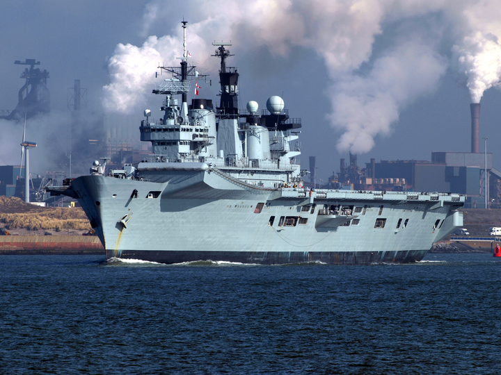 HMS Illustrious (R06) Photo Print - Amsterdam 2009 - Royal Navy Invincible Class Aircraft Carrier Hampshire Prints 6 x 4 No Frame No