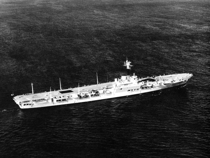 HMS Warrior R31 Colossus Class Aircraft Carrier 1957 Photo Print - Posters, Prints, & Visual Artwork - by Hampshire Prints (image 1 of 9)