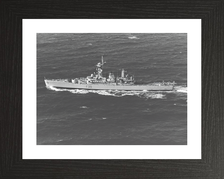 HMS Naiad F39 Leander Class Frigate February 1978 Atlantic Sea Photo Print - Posters, Prints, & Visual Artwork - by Hampshire Prints (image 2 of 9)