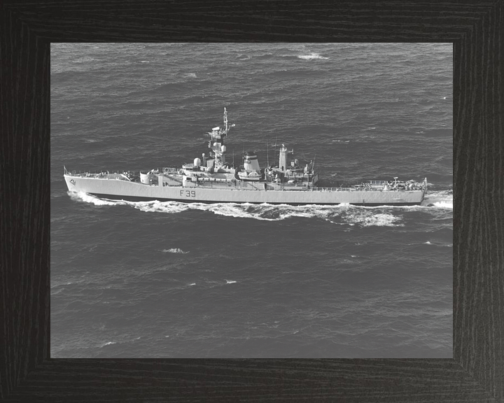 HMS Naiad F39 Leander Class Frigate February 1978 Atlantic Sea Photo Print - Posters, Prints, & Visual Artwork - by Hampshire Prints (image 3 of 9)