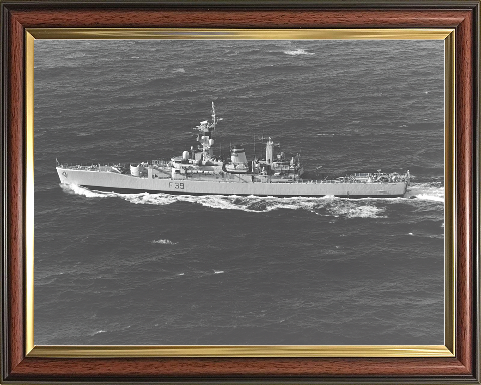 HMS Naiad F39 Leander Class Frigate February 1978 Atlantic Sea Photo Print - Posters, Prints, & Visual Artwork - by Hampshire Prints (image 9 of 9)