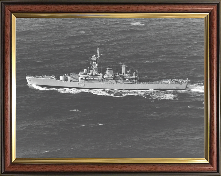 HMS Naiad F39 Leander Class Frigate February 1978 Atlantic Sea Photo Print - Posters, Prints, & Visual Artwork - by Hampshire Prints (image 9 of 9)