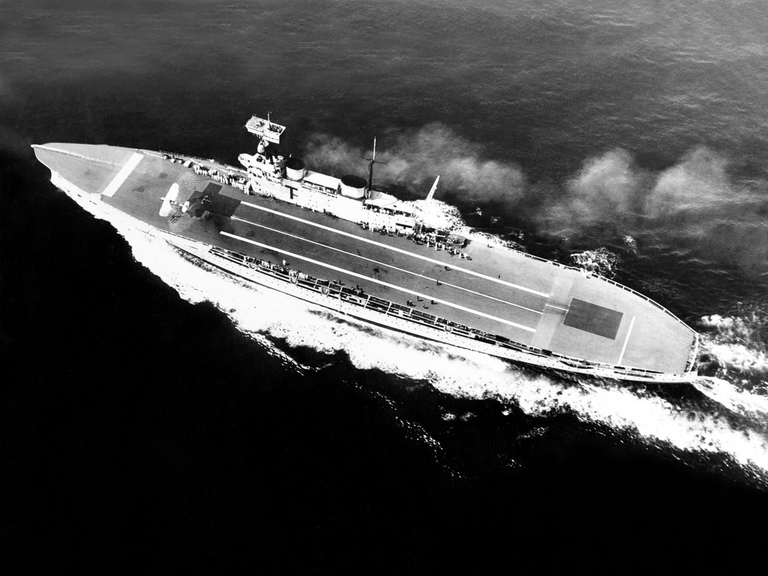 HMS Eagle (1918) Royal Navy Aircraft Carrier At Sea 1931 Photo Print Wall Art Decor Posters, Prints, & Visual Artwork Hampshire Prints 6 x 4 No Frame No