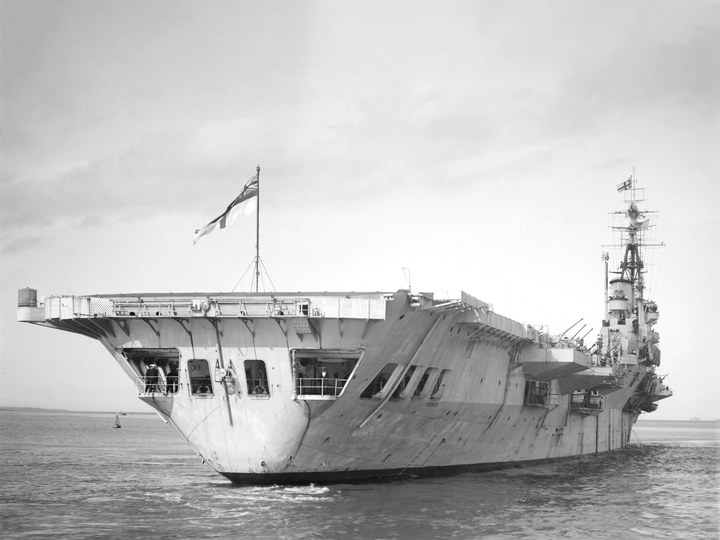 HMS Theseus R64 Colossus Class Aircraft Carrier July 1947 Photo Print - Posters, Prints, & Visual Artwork - by Hampshire Prints (image 1 of 9)