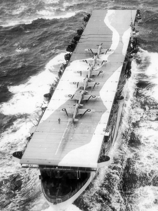 HMS Avenger D14 Aircraft Carrier 1942
