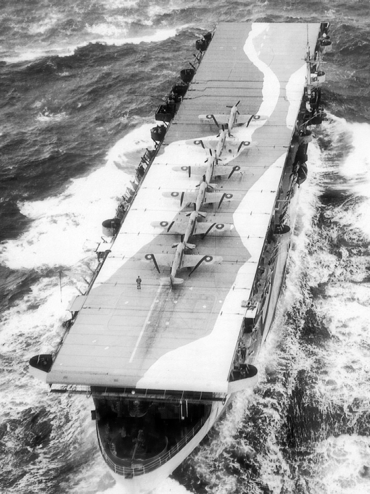 HMS Avenger (D14) Royal Navy Aircraft Carrier At Sea 1942 Photo Print Wall Art Decor Posters, Prints, & Visual Artwork Hampshire Prints 6 x 4 No Frame No
