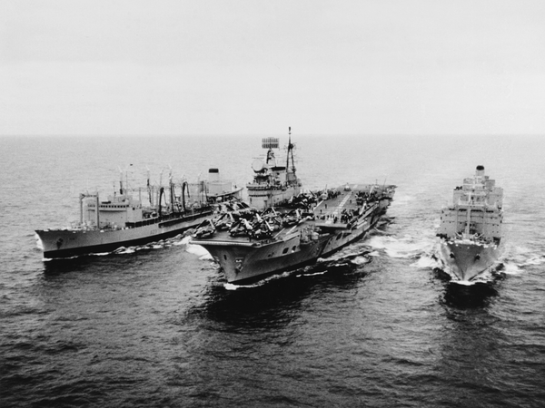 HMS Eagle R05 Audacious Class Aircraft Carrier 24 September 1969