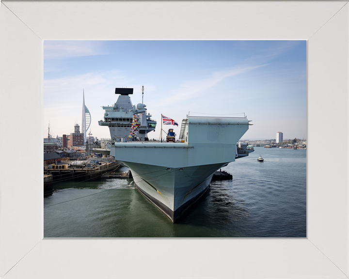 HMS Queen Elizabeth R08 Queen Elizabeth Class Aircraft Carrier April 2022 Photo Print - Posters, Prints, & Visual Artwork - by Hampshire Prints (image 5 of 9)