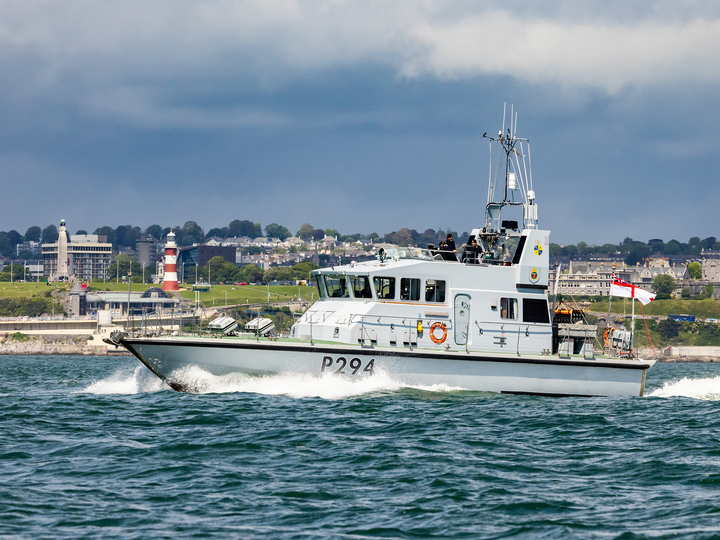 HMS Trumpeter (P294) - Plymouth 2021 - Royal Navy Archer Class P2000 Patrol Vessel Photo Print Wall Art Naval Decor UK Posters, Prints, & Visual Artwork Hampshire Prints 6 x 4 No Frame No