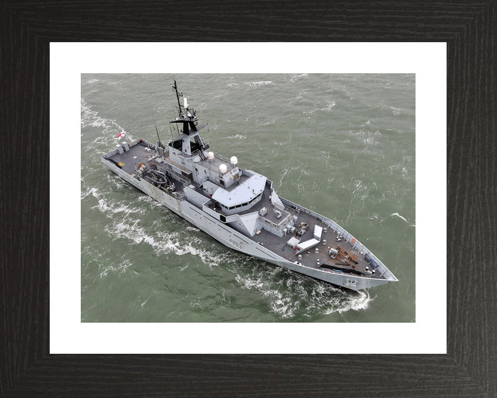 HMS Mersey P283 River Class Patrol Vessel February 2013 Photo Print - Posters, Prints, & Visual Artwork - by Hampshire Prints (image 2 of 9)