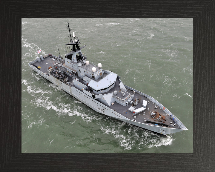 HMS Mersey P283 River Class Patrol Vessel February 2013 Photo Print - Posters, Prints, & Visual Artwork - by Hampshire Prints (image 3 of 9)
