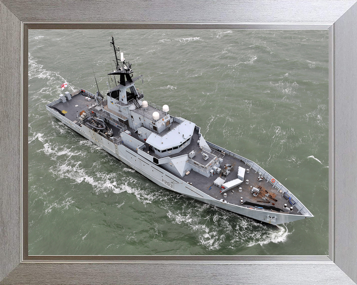 HMS Mersey P283 River Class Patrol Vessel February 2013 Photo Print - Posters, Prints, & Visual Artwork - by Hampshire Prints (image 7 of 9)
