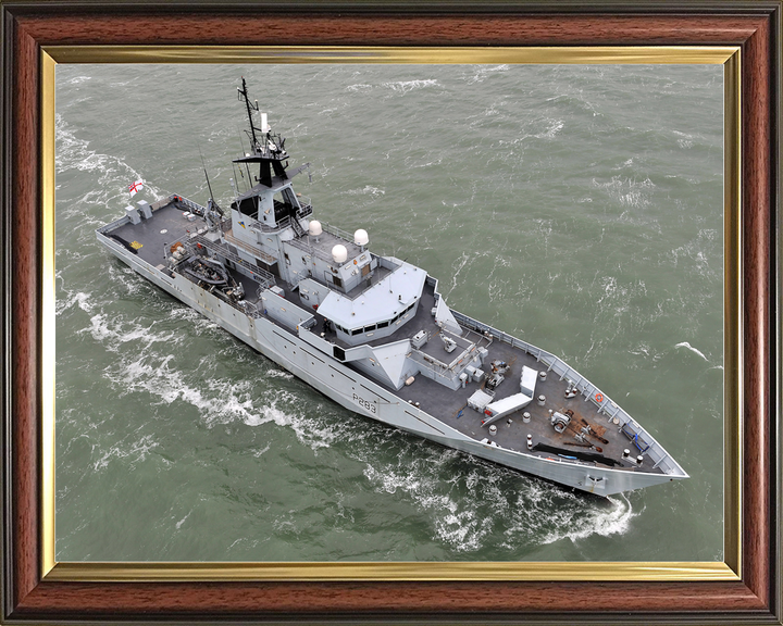 HMS Mersey P283 River Class Patrol Vessel February 2013 Photo Print - Posters, Prints, & Visual Artwork - by Hampshire Prints (image 9 of 9)