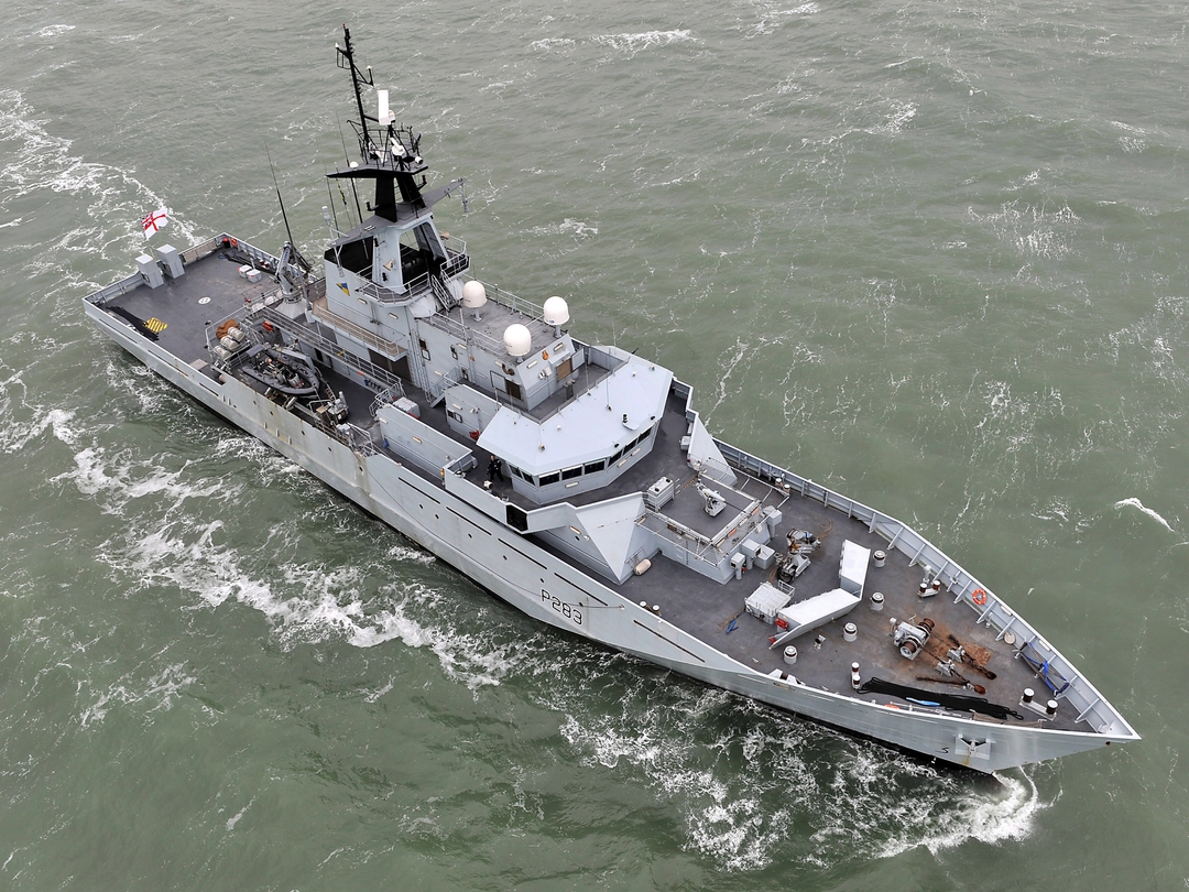 HMS Mersey (P283) Photo Print - At Sea 2013 - Royal Navy River Class Patrol Vessel Hampshire Prints 6 x 4 No Frame No