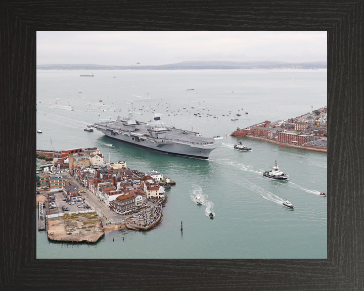 HMS Queen Elizabeth R08 Queen Elizabeth Class Aircraft Carrier August 2017 Old Portsmouth Photo Print - Posters, Prints, & Visual Artwork - by Hampshire Prints (image 3 of 9)