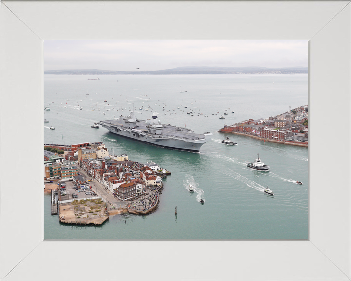 HMS Queen Elizabeth R08 Queen Elizabeth Class Aircraft Carrier August 2017 Old Portsmouth Photo Print - Posters, Prints, & Visual Artwork - by Hampshire Prints (image 5 of 9)