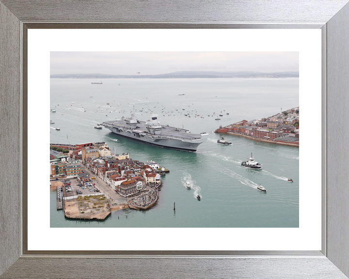 HMS Queen Elizabeth R08 Queen Elizabeth Class Aircraft Carrier August 2017 Old Portsmouth Photo Print - Posters, Prints, & Visual Artwork - by Hampshire Prints (image 6 of 9)