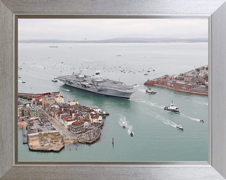 HMS Queen Elizabeth R08 Queen Elizabeth Class Aircraft Carrier August 2017 Old Portsmouth Photo Print - Posters, Prints, & Visual Artwork - by Hampshire Prints (image 7 of 9)