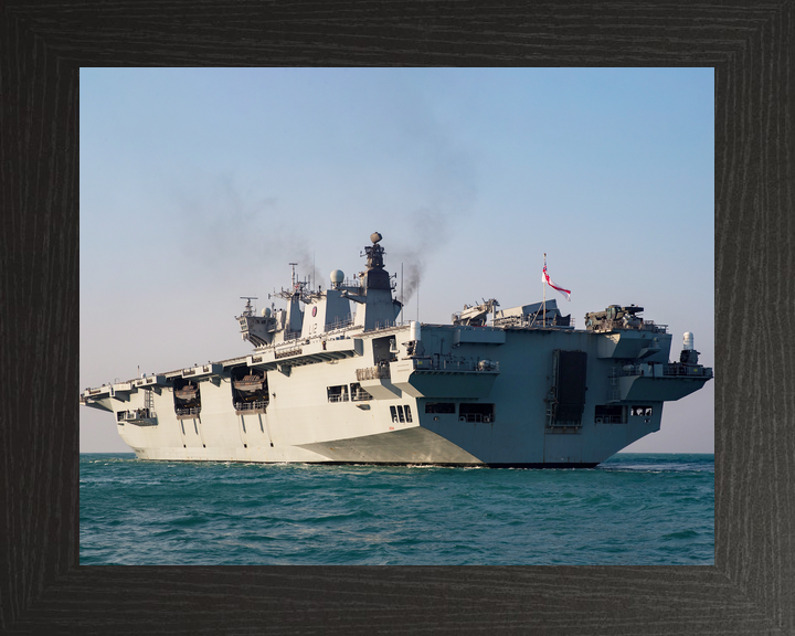 HMS Ocean L12 Landing Platform Helicopter November 2016 At Sea Photo Print - Posters, Prints, & Visual Artwork - by Hampshire Prints (image 3 of 9)